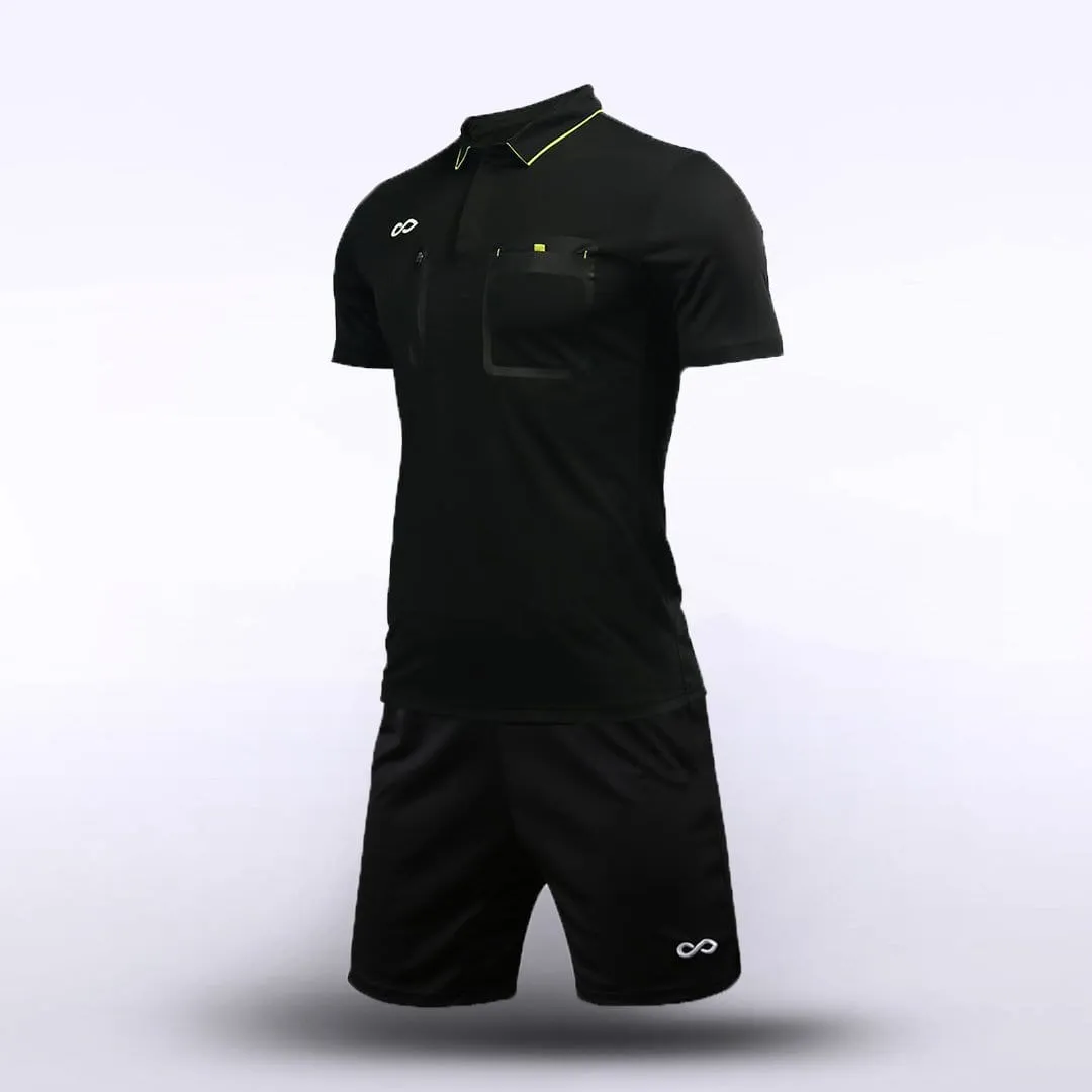 Balance Referee Suit - Customized Men's Soccer Uniform - Vinyl Print