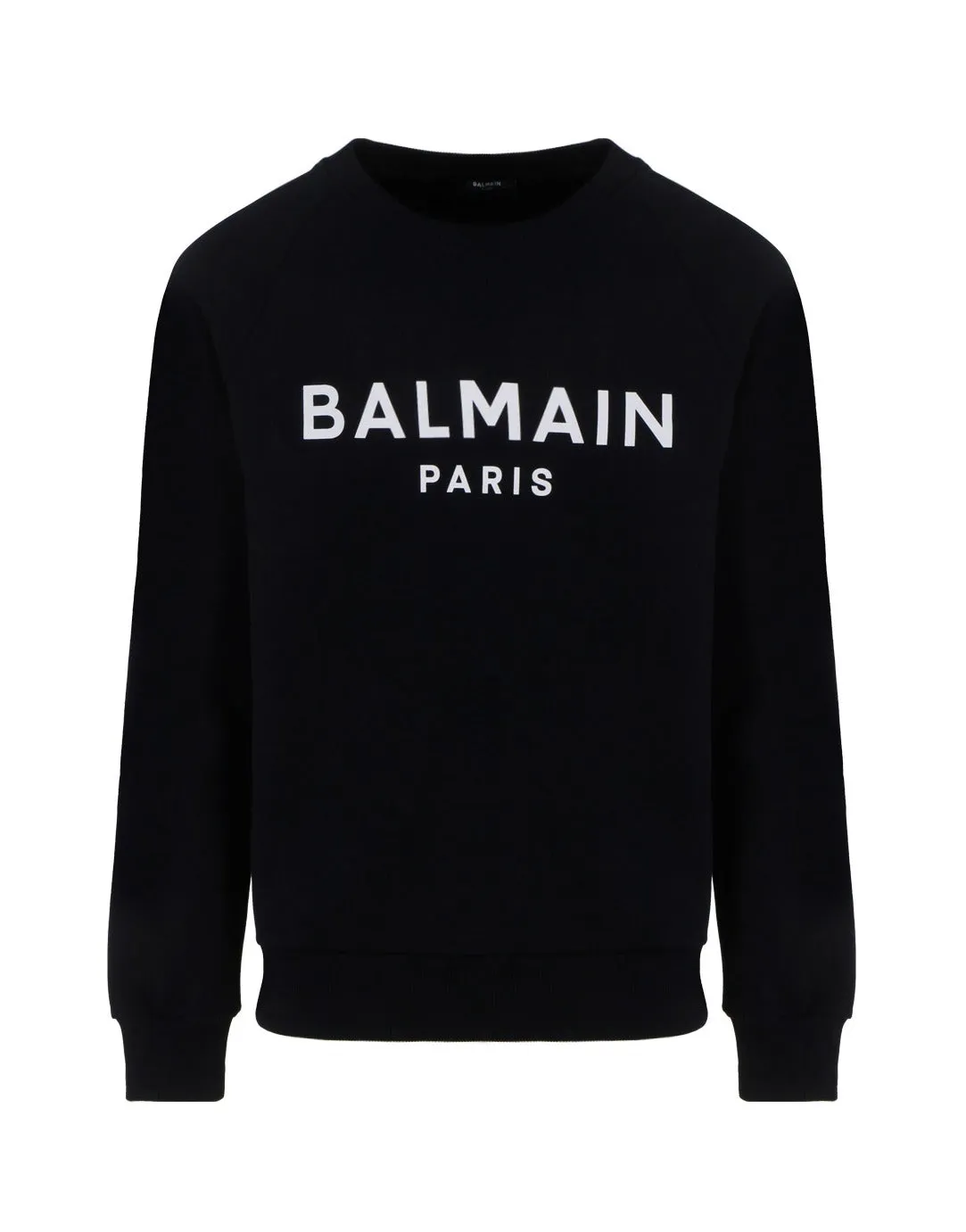 Balmain Logo Printed Jersey Fleece Sweatshirt