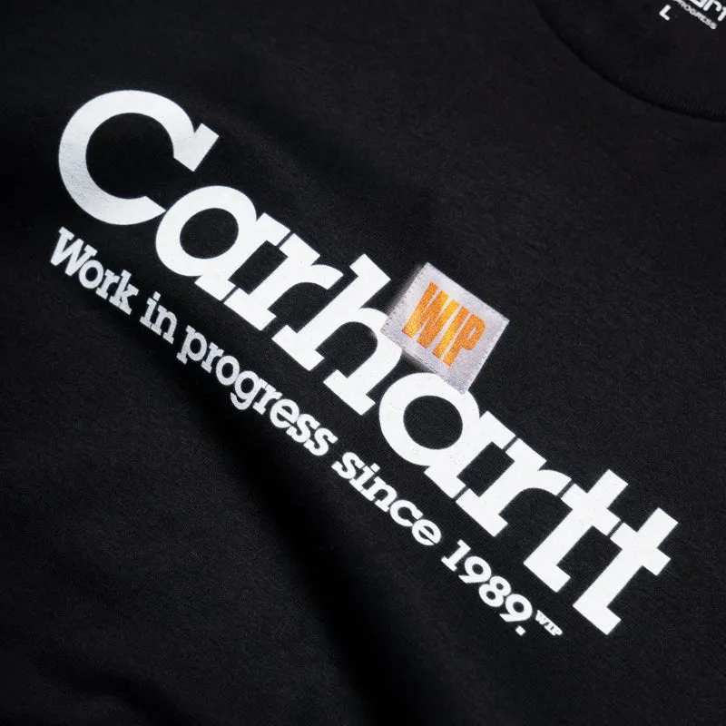 Carhartt WIP Label Script Tee - Black