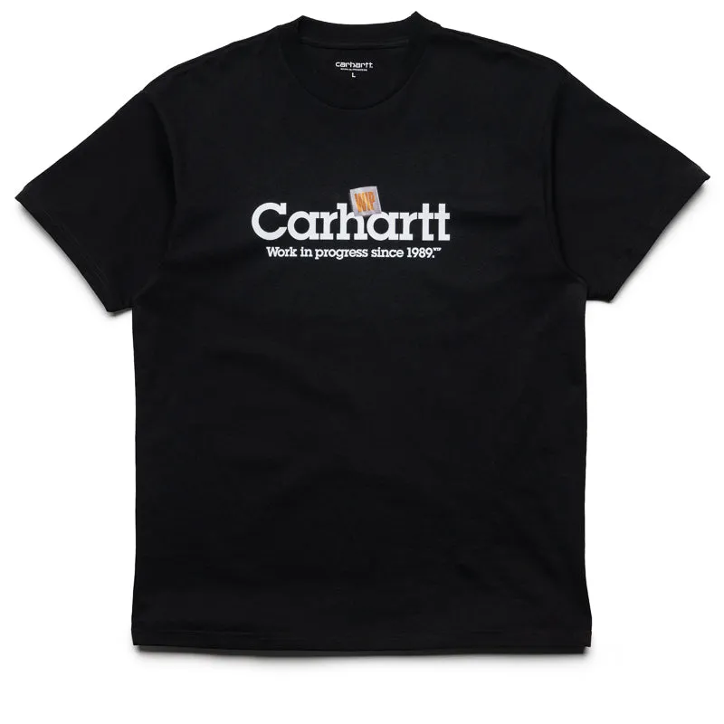 Carhartt WIP Label Script Tee - Black
