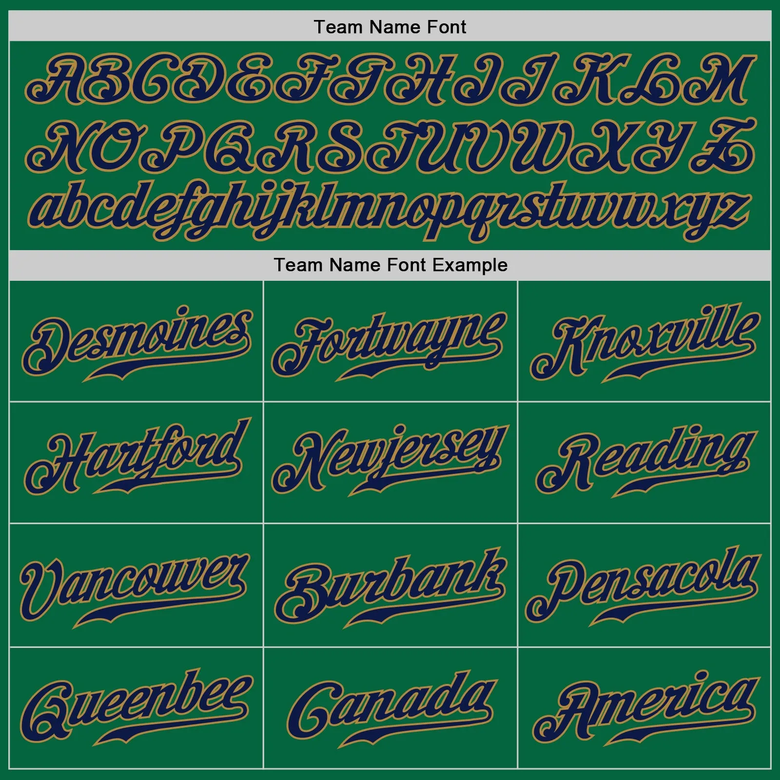 Custom Kelly Green Navy-Old Gold Authentic Baseball Jersey