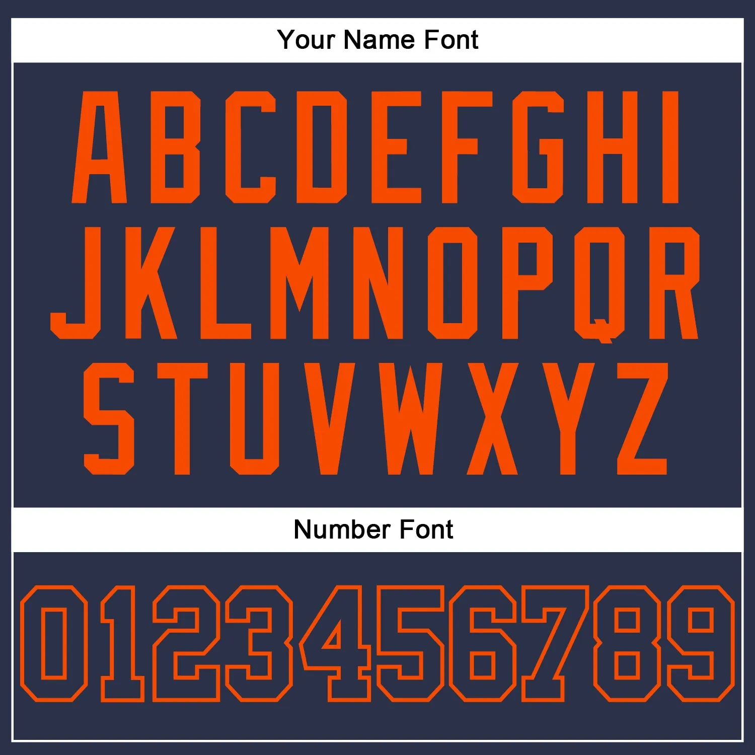 Custom Navy Navy-Orange Authentic Baseball Jersey