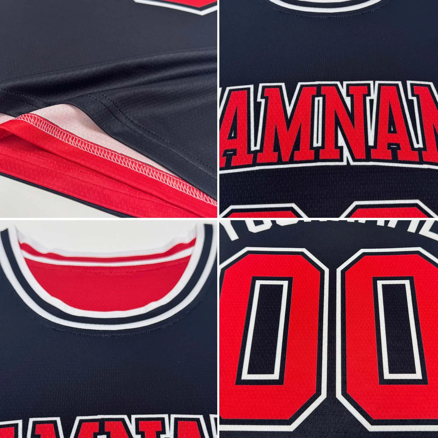 Custom Red White-Gray Reversible Double Side Basketball Jersey