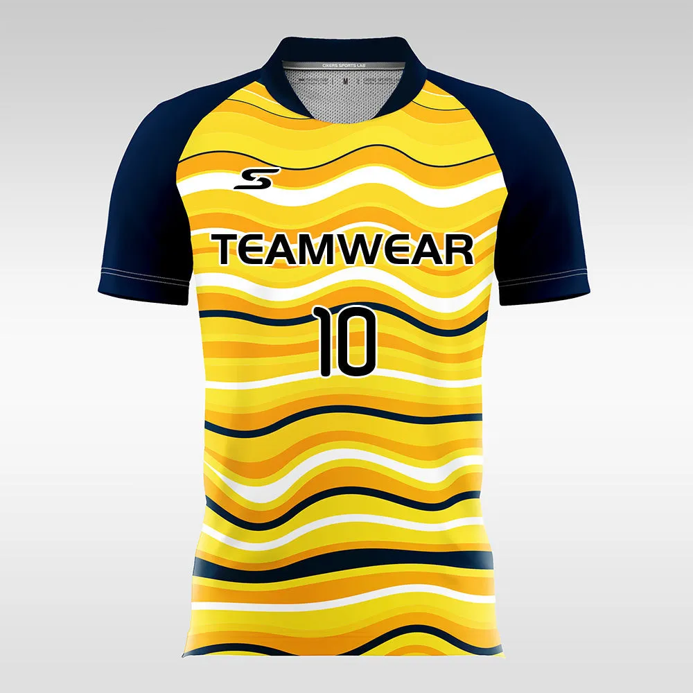 Fluids-Customized Men's Sublimated Soccer Jersey