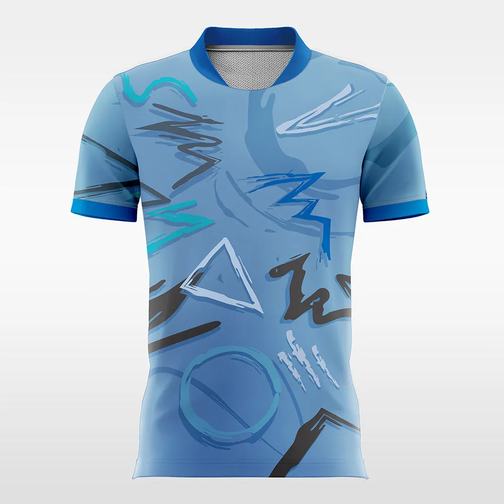 Geometric-figure-Customized Men's Sublimated Soccer Jersey