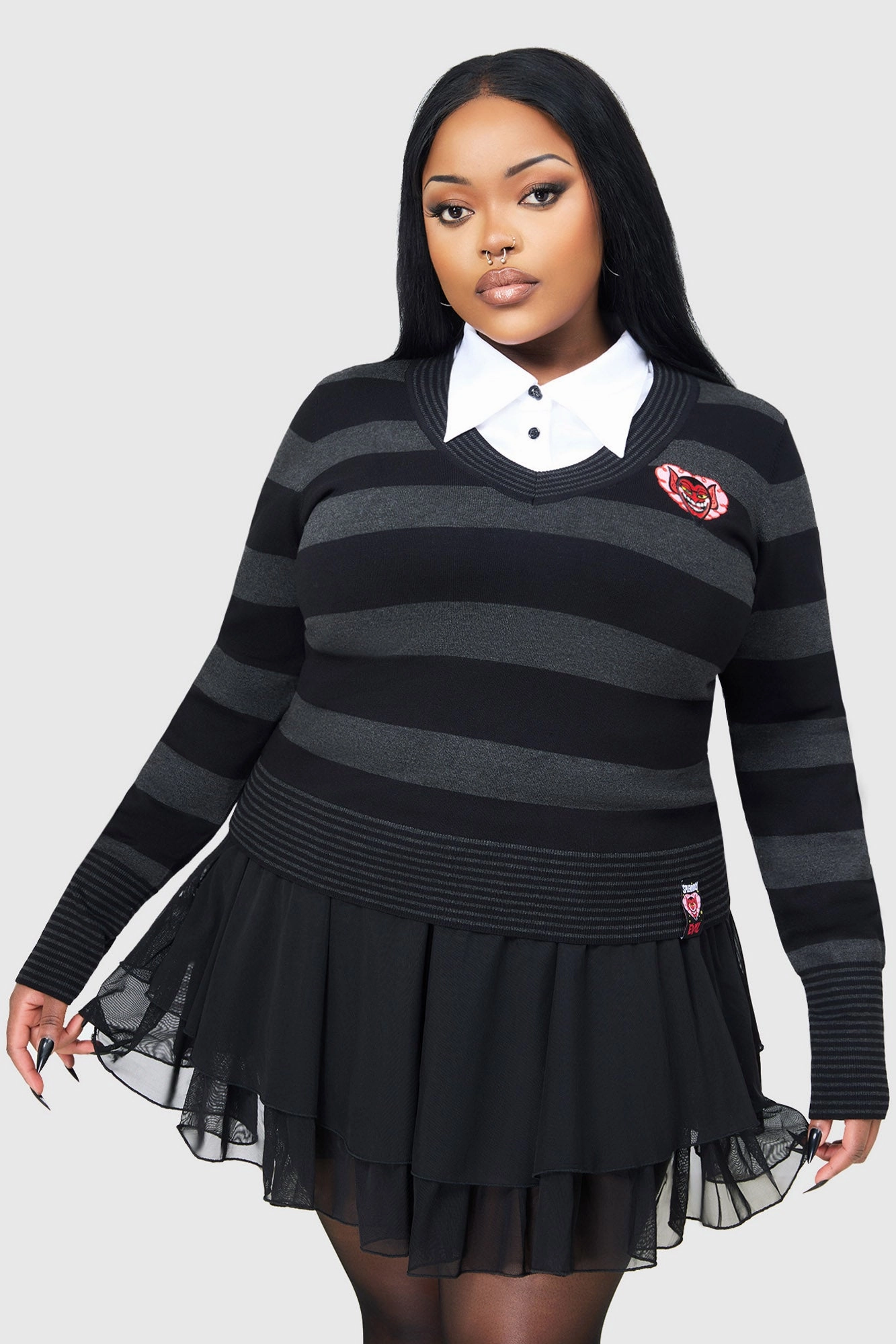 His Infernal Majesty Knitted Top