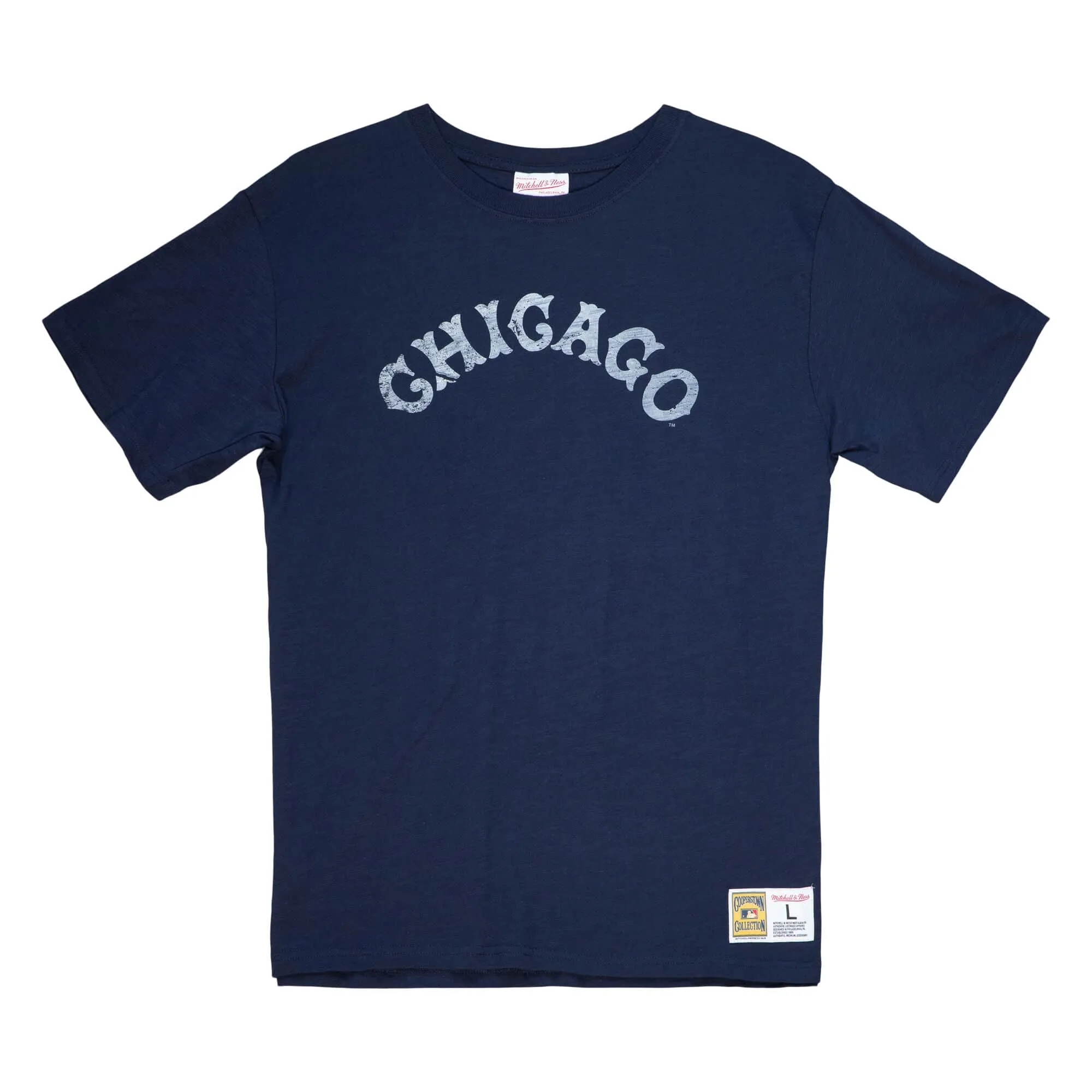 Men's Chicago White Sox MLB Legendary Slub Navy Tee By Mitchell And Ness
