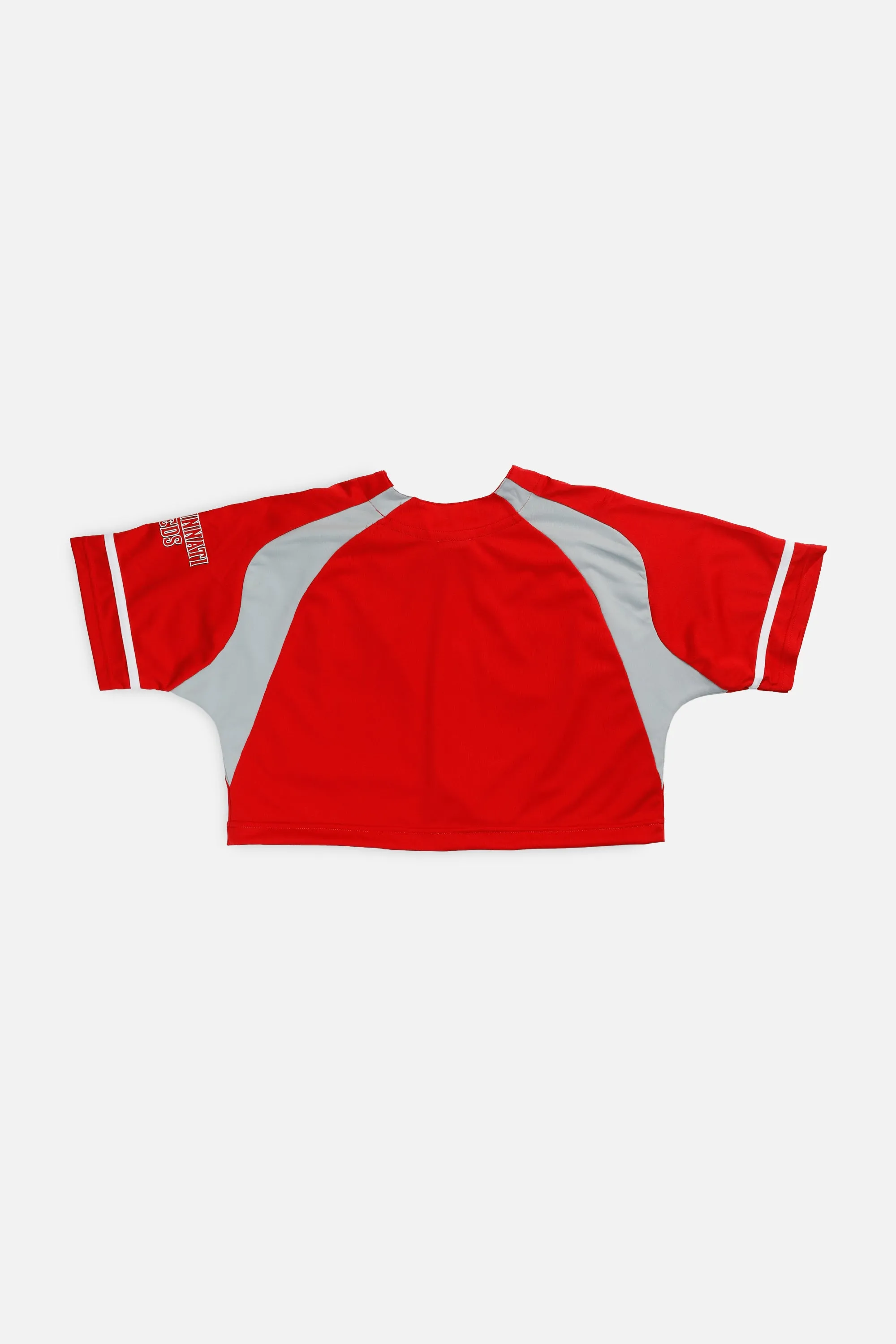 Rework Crop Cincinnati Reds MLB Jersey - M