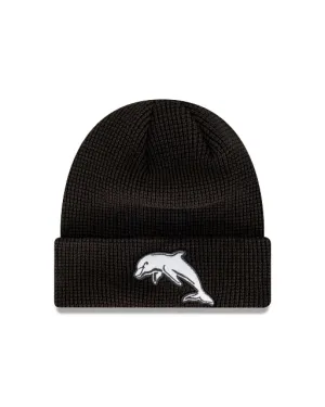 The Dolphins Waffle Knit Cuff Beanie