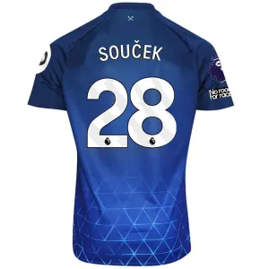 Umbro West Ham Tomas Soucek Third Jersey w/ EPL   No Room For Racism Patches 23/24 (Navy/Sky Blue)
